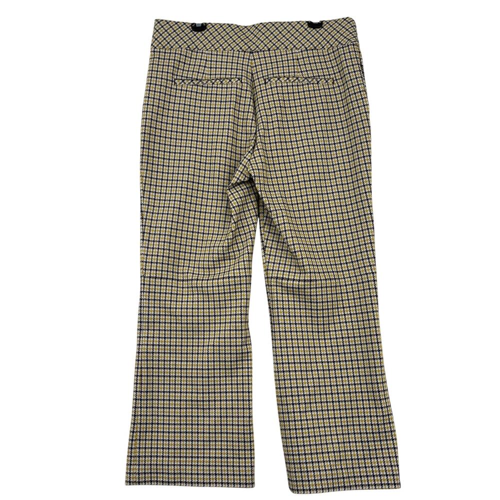 Spanx The Perfect Ankle Pants Kick Flare Size 1X Dijon Houndstooth Ponte Pull On - Picture 8 of 13